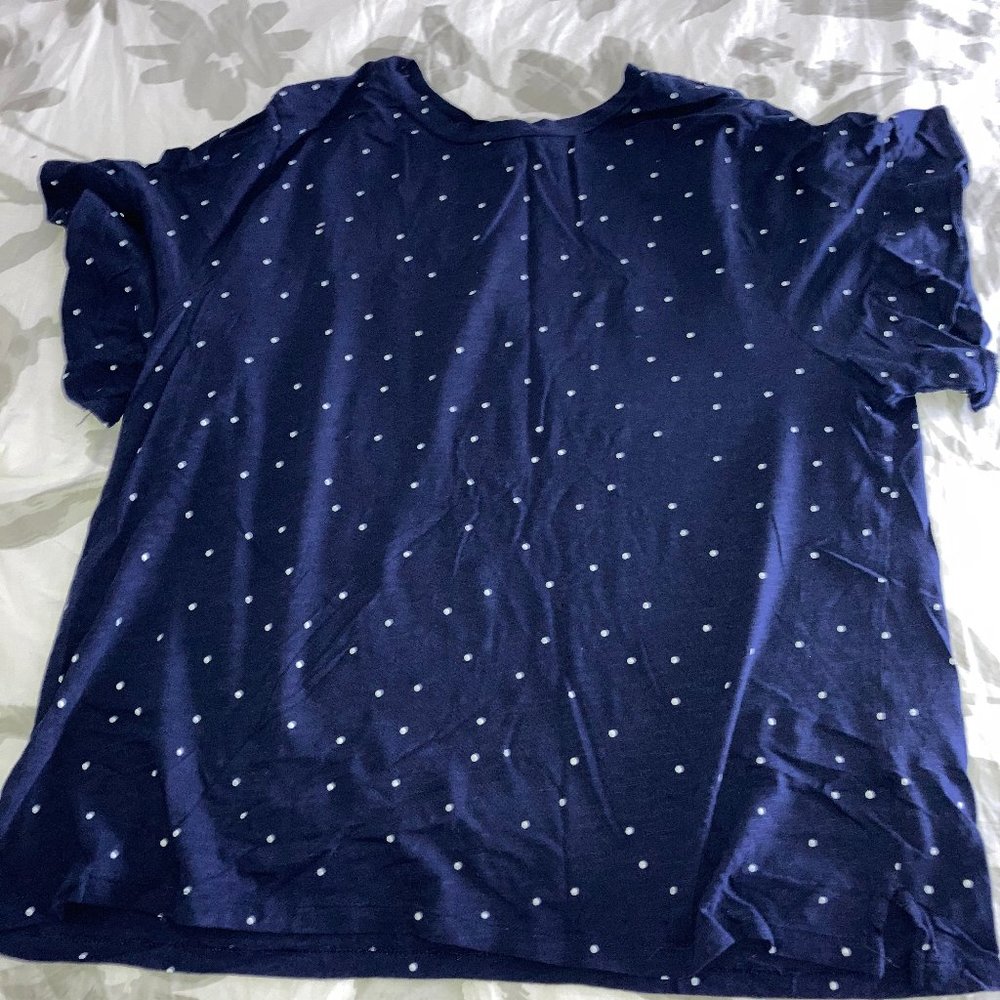 Blue Polka Dot T-Shirt